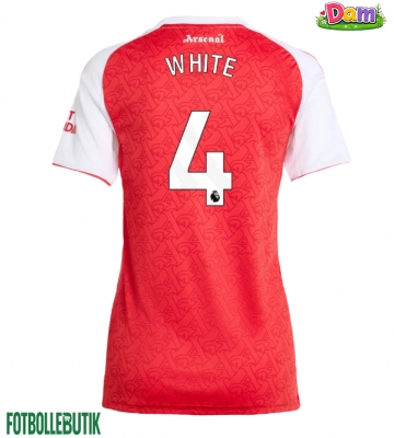 Arsenal Ben White #4 Hemmatröja Kvinnor 2025-26 Kortärmad